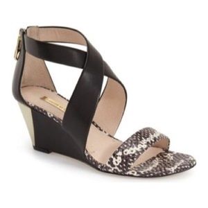 Vince Camuto Louise et Cie Black/White Snakeskin